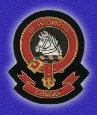 Scottish Clans - crest badge for Dunbar clan 